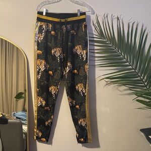 Black and Gold Tiger Print Pants
